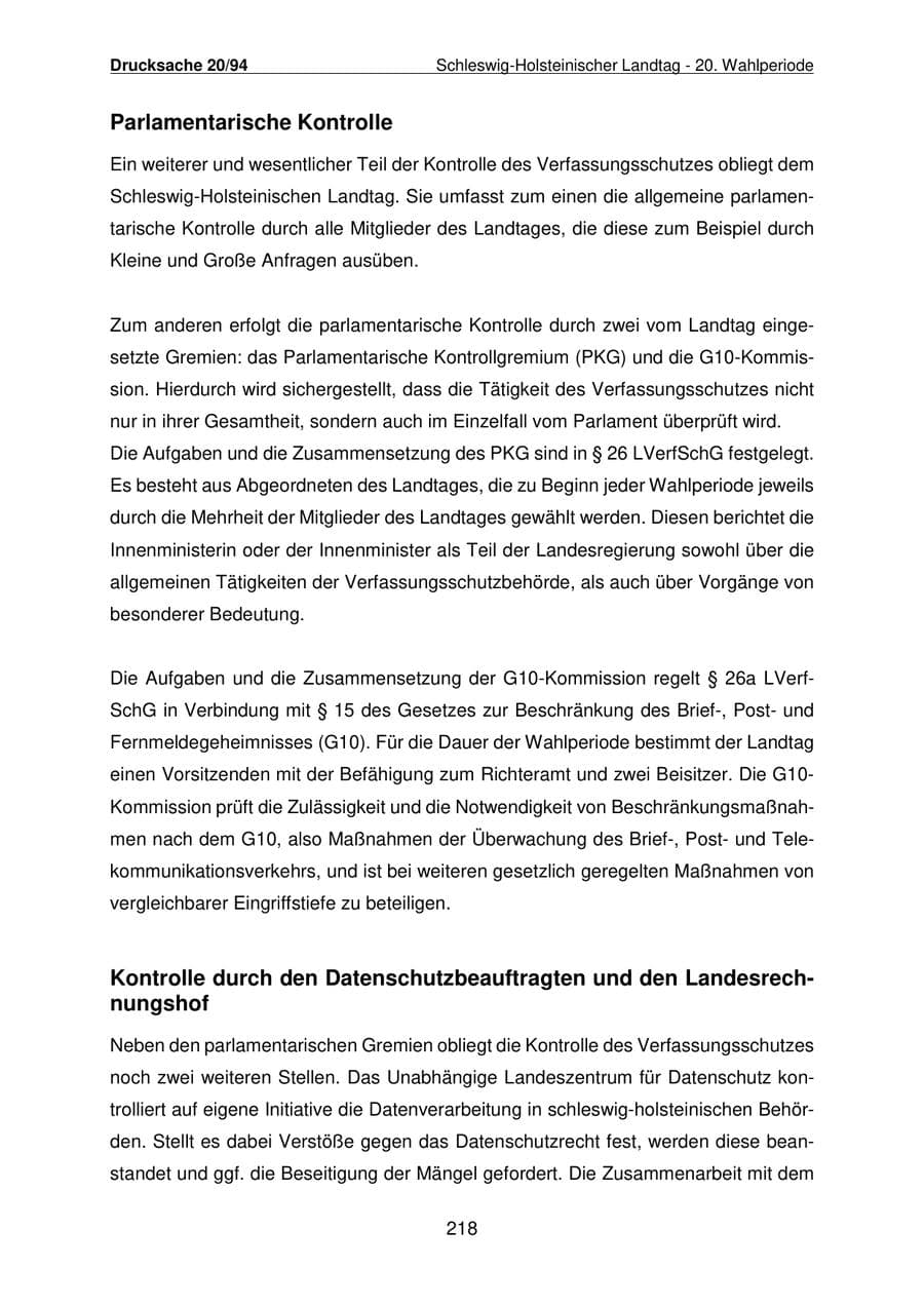 Seite 219 des Verfassungsschutzbericht 2021 Schleswig-Holstein