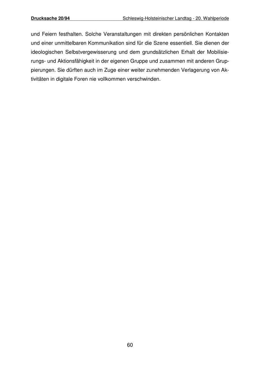 Seite 61 des Verfassungsschutzbericht 2021 Schleswig-Holstein