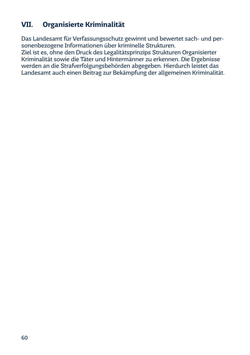 Seite 60 des Verfassungsschutzbericht 2014 Saarland