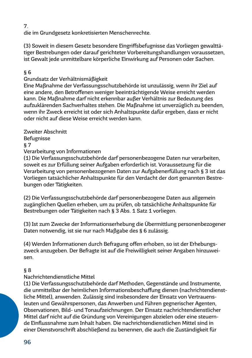 Seite 96 des Verfassungsschutzbericht 2017 Saarland