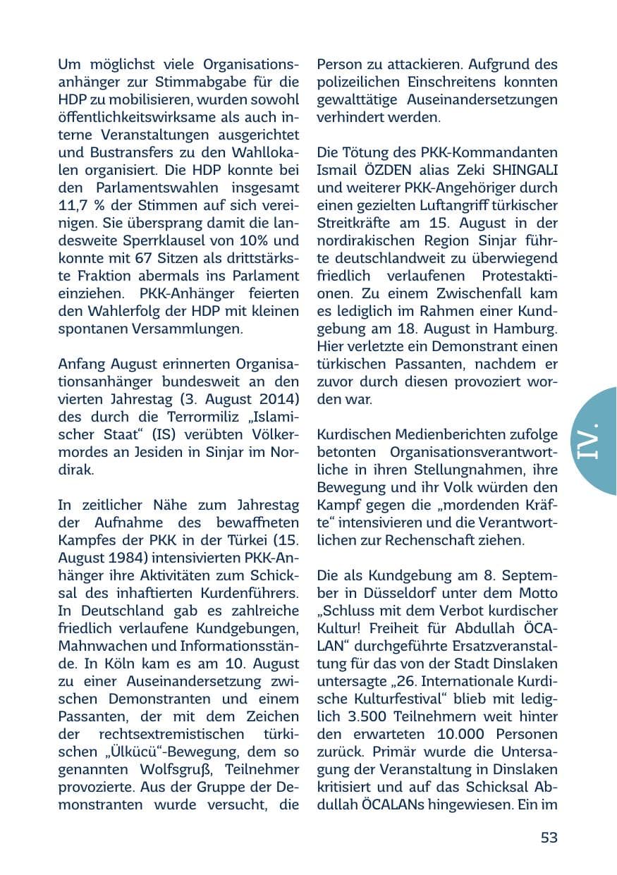 Seite 55 des Verfassungsschutzbericht 2018 Saarland