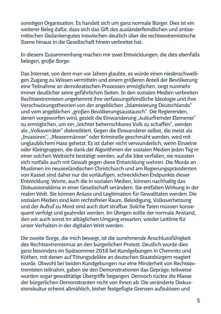Seite 7 des Verfassungsschutzbericht 2018 Saarland