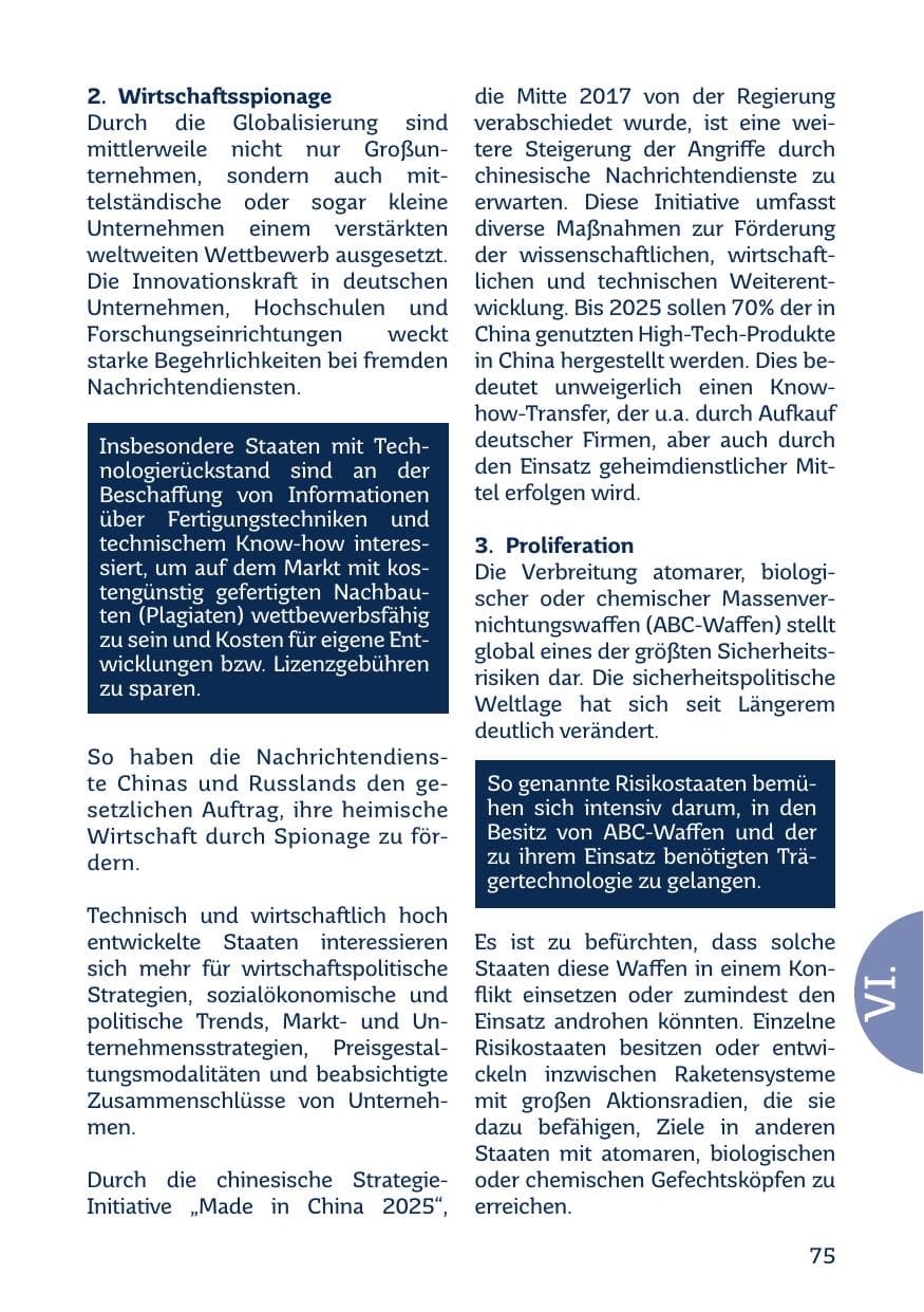 Seite 77 des Verfassungsschutzbericht 2018 Saarland