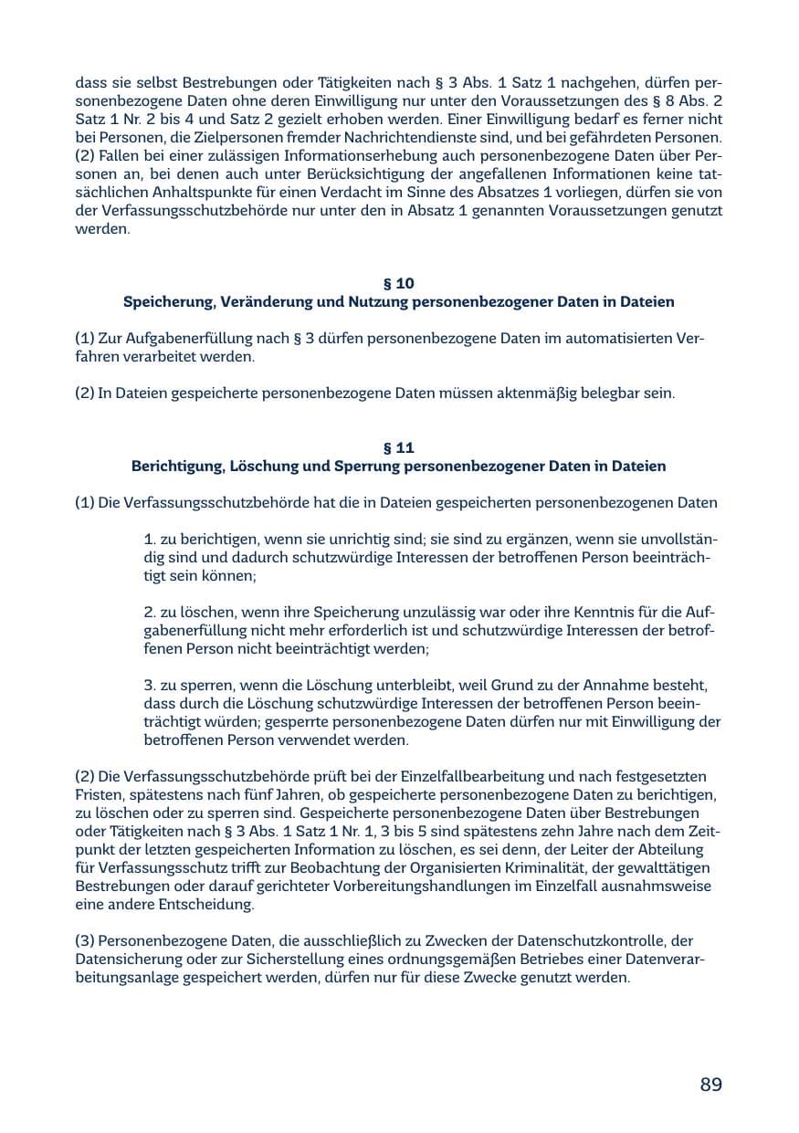 Seite 91 des Verfassungsschutzbericht 2018 Saarland
