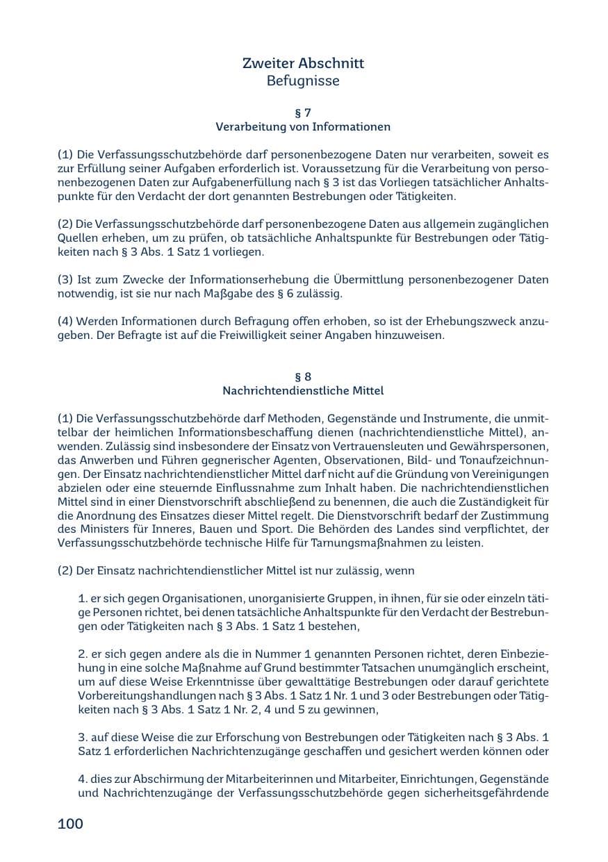 Seite 102 des Verfassungsschutzbericht 2021 Saarland