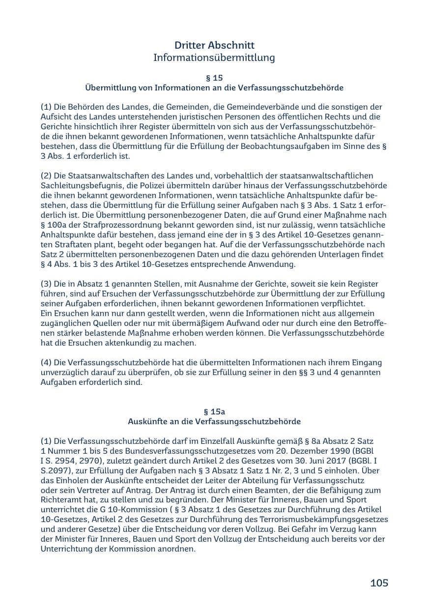 Seite 107 des Verfassungsschutzbericht 2021 Saarland