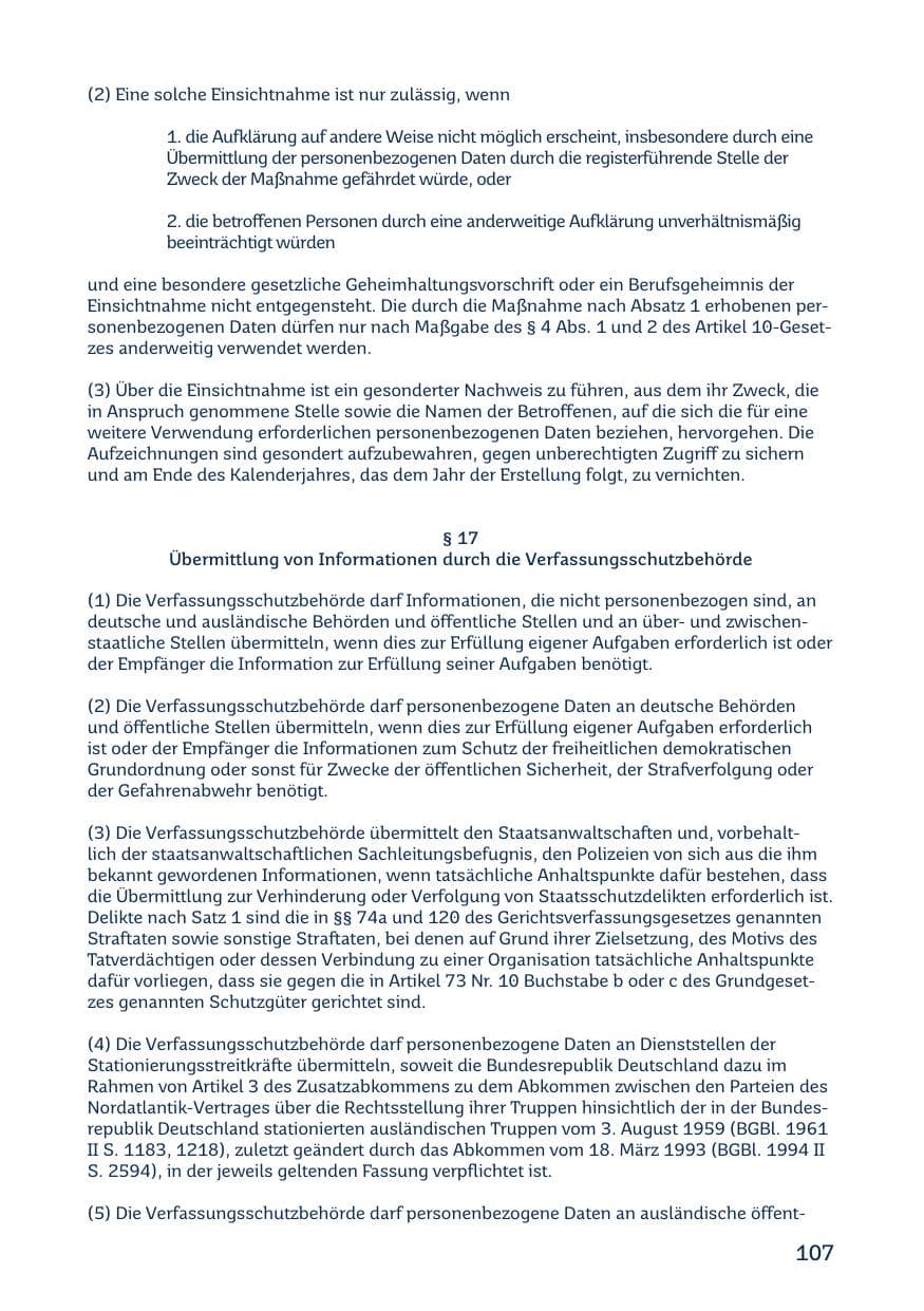 Seite 109 des Verfassungsschutzbericht 2021 Saarland