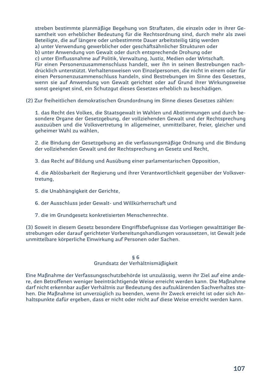 Seite 107 des Verfassungsschutzbericht 2022 Saarland