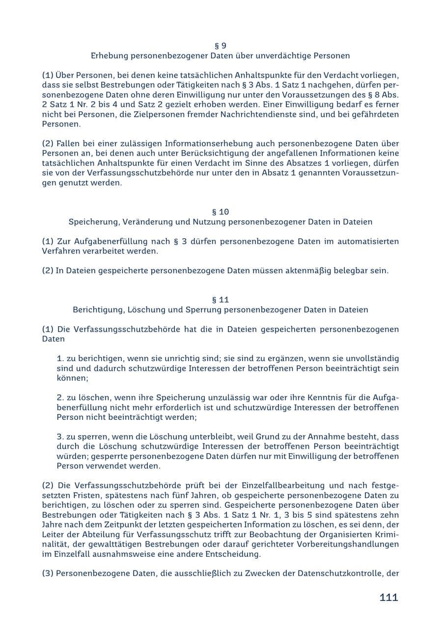 Seite 111 des Verfassungsschutzbericht 2022 Saarland
