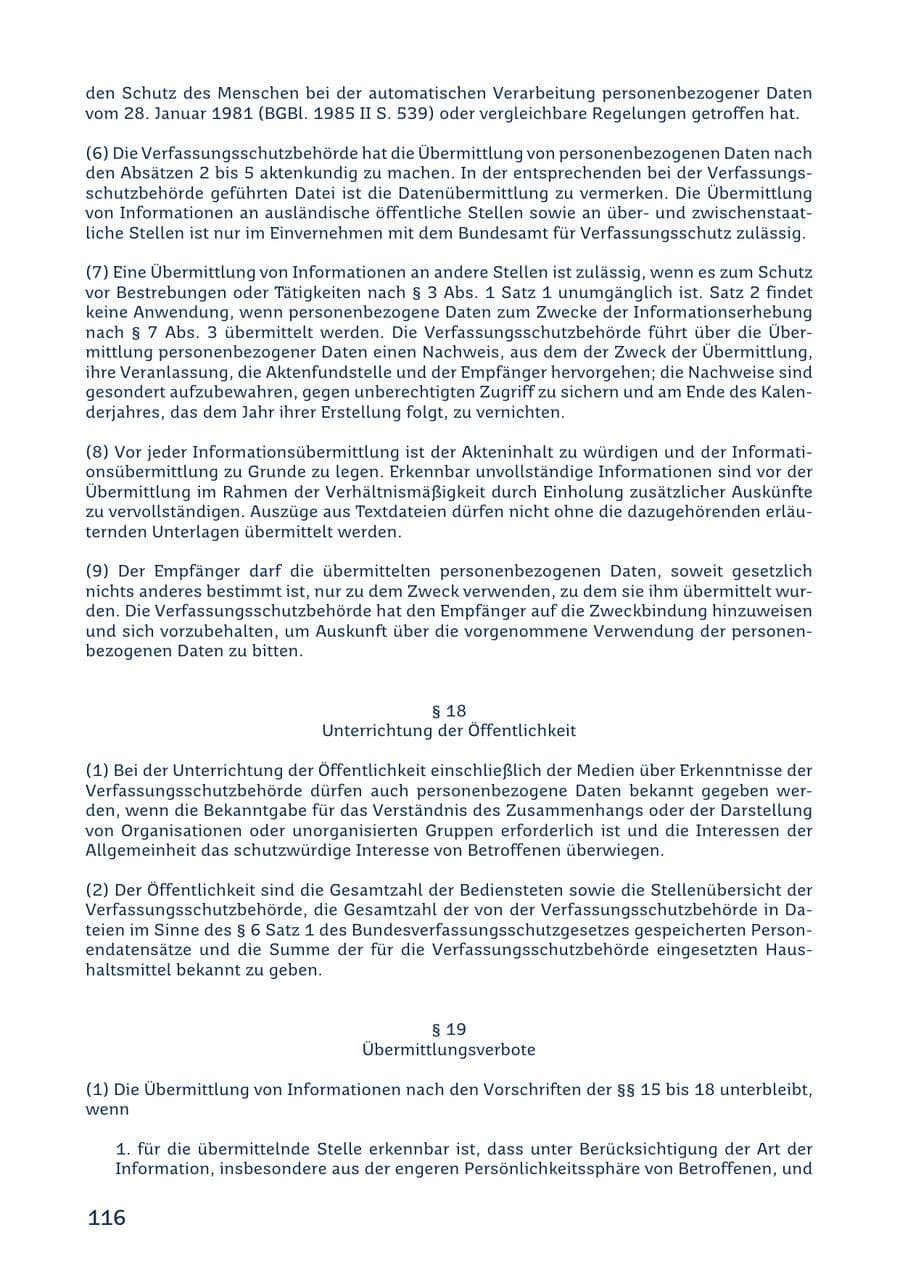 Seite 116 des Verfassungsschutzbericht 2022 Saarland