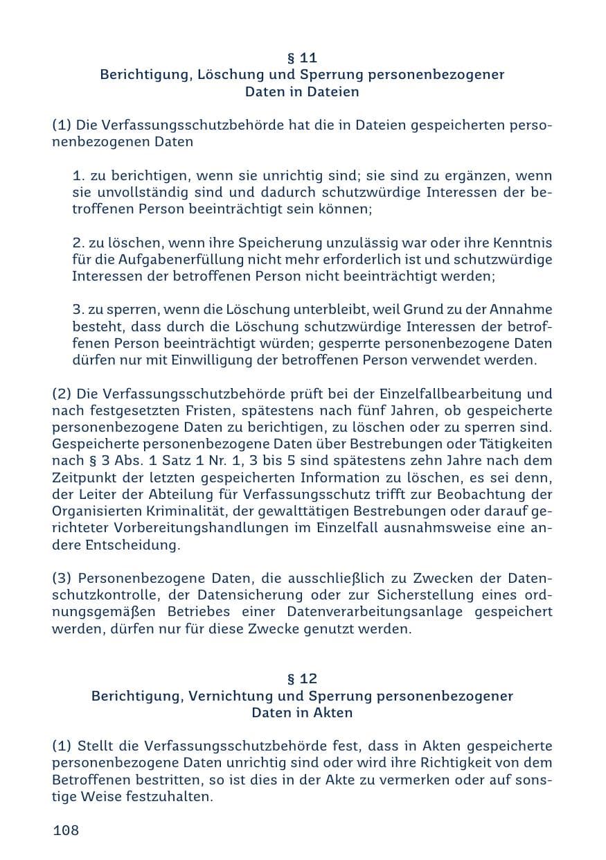 Seite 108 des Verfassungsschutzbericht 2023 Saarland