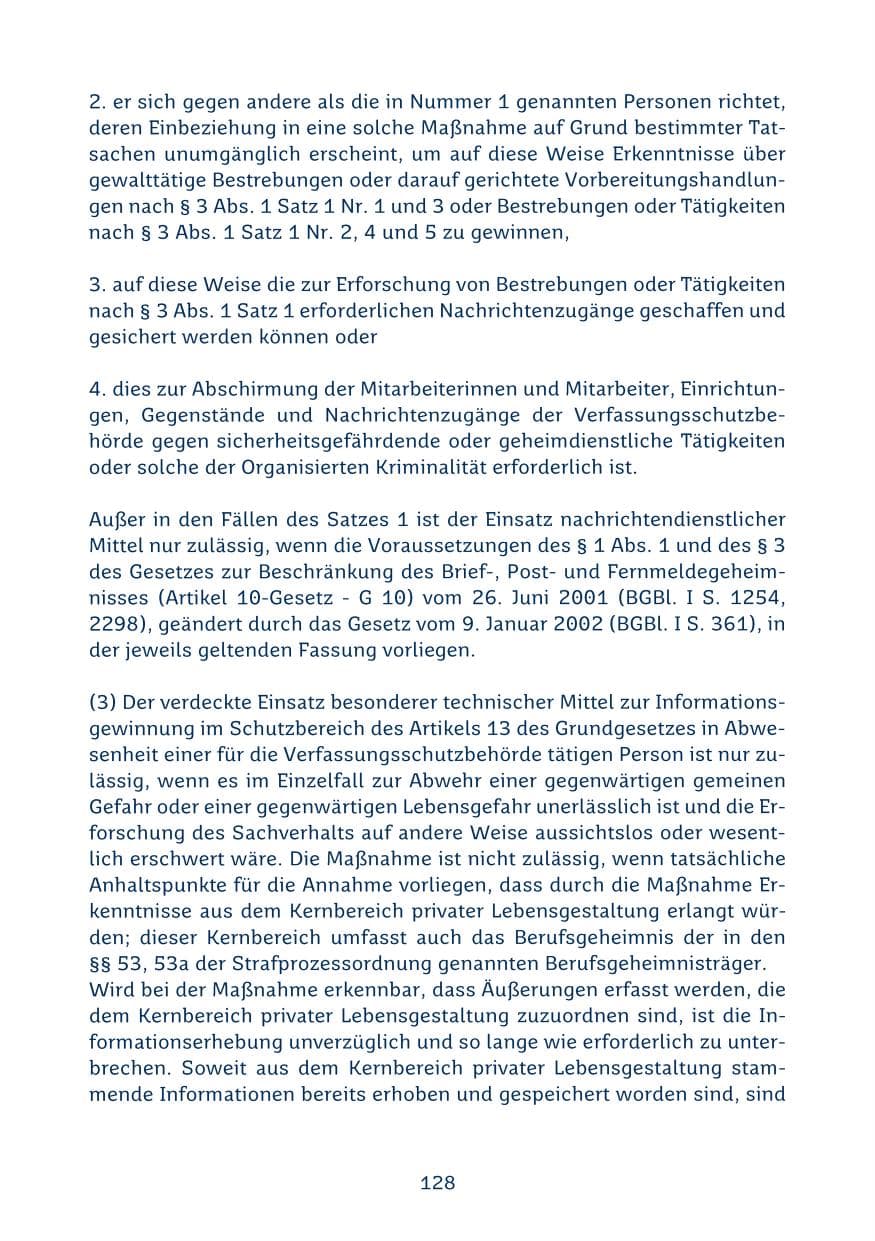 Seite 128 des Verfassungsschutzbericht 2024 Saarland