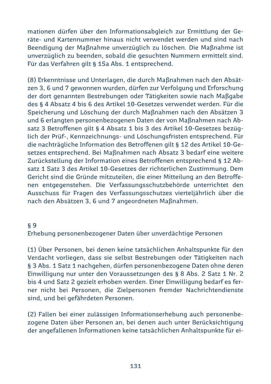Seite 131 des Verfassungsschutzbericht 2024 Saarland