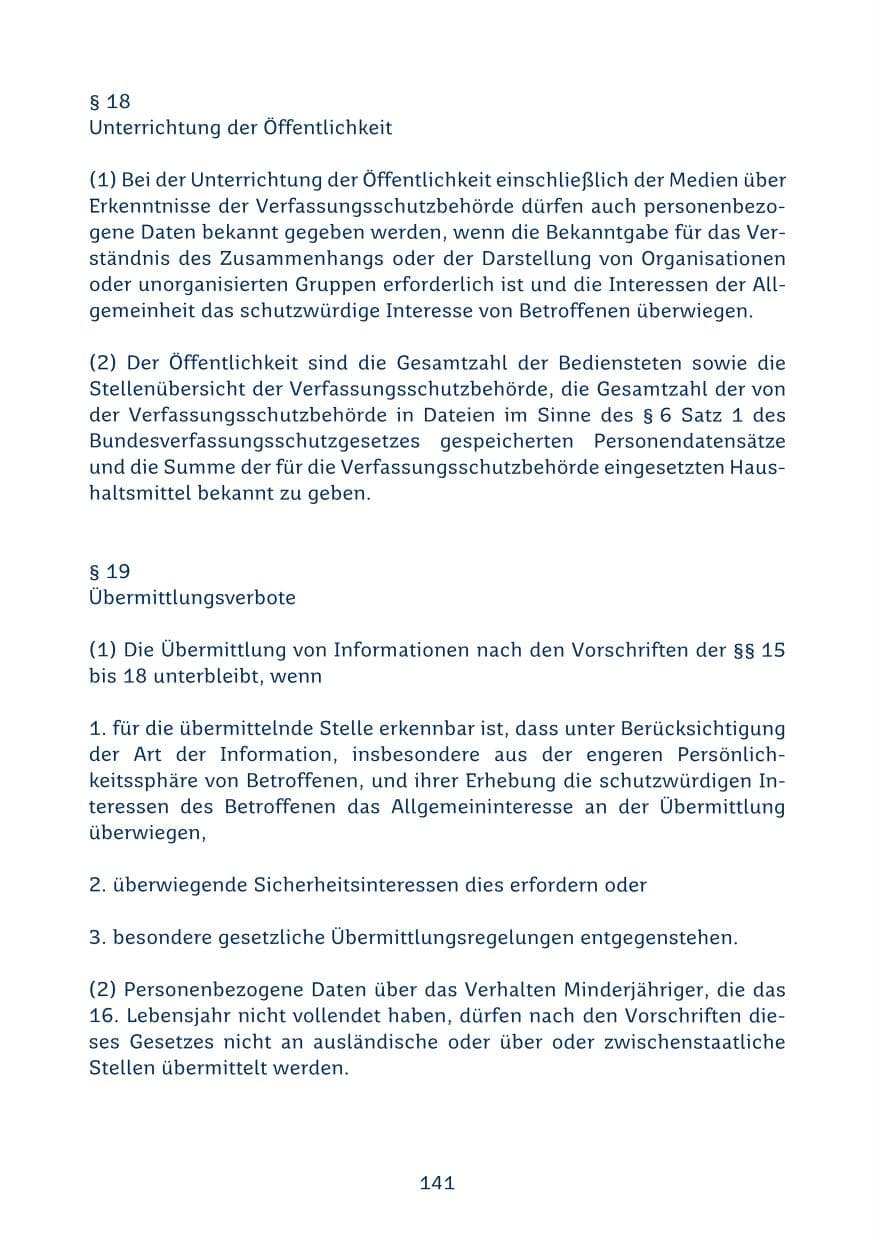 Seite 141 des Verfassungsschutzbericht 2024 Saarland