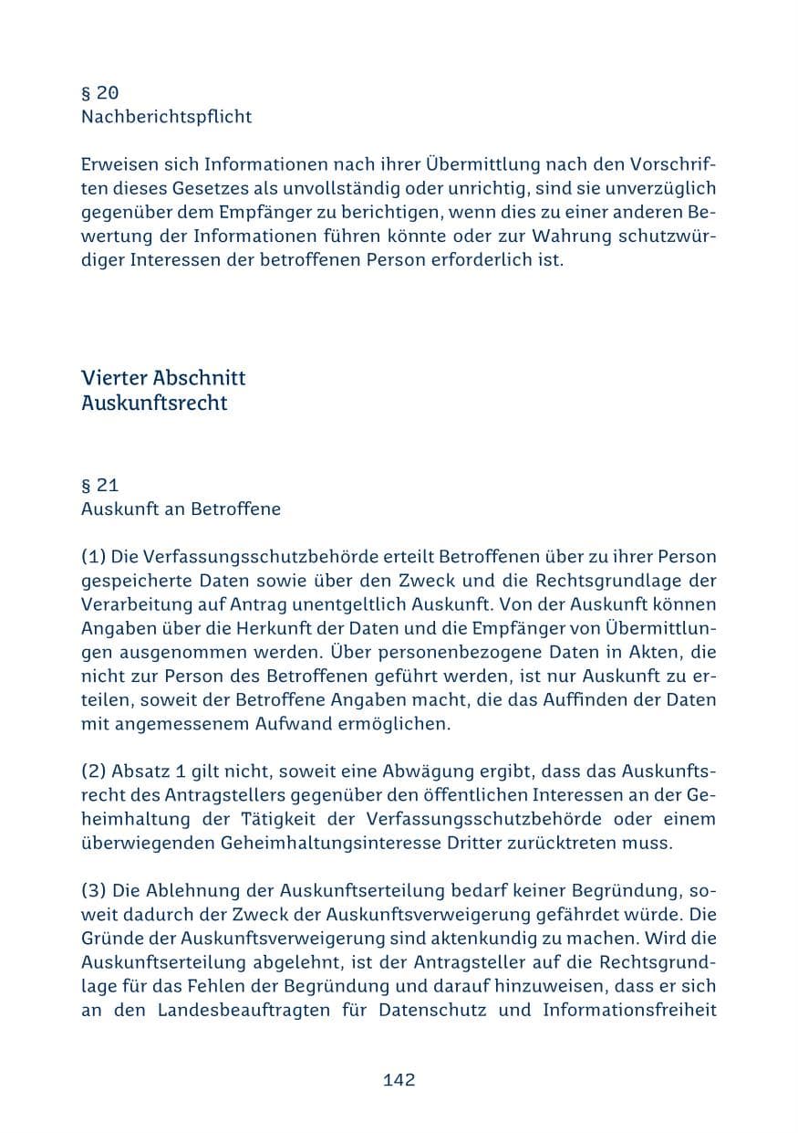 Seite 142 des Verfassungsschutzbericht 2024 Saarland