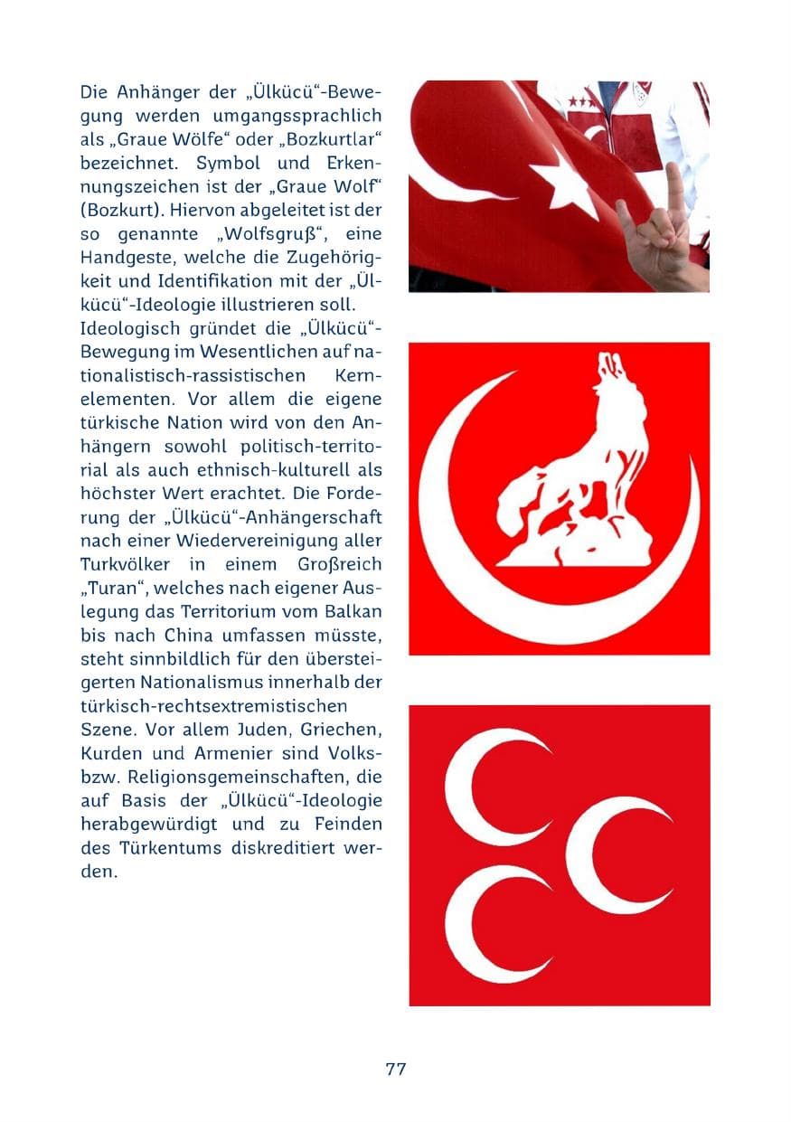 Seite 77 des Verfassungsschutzbericht 2024 Saarland