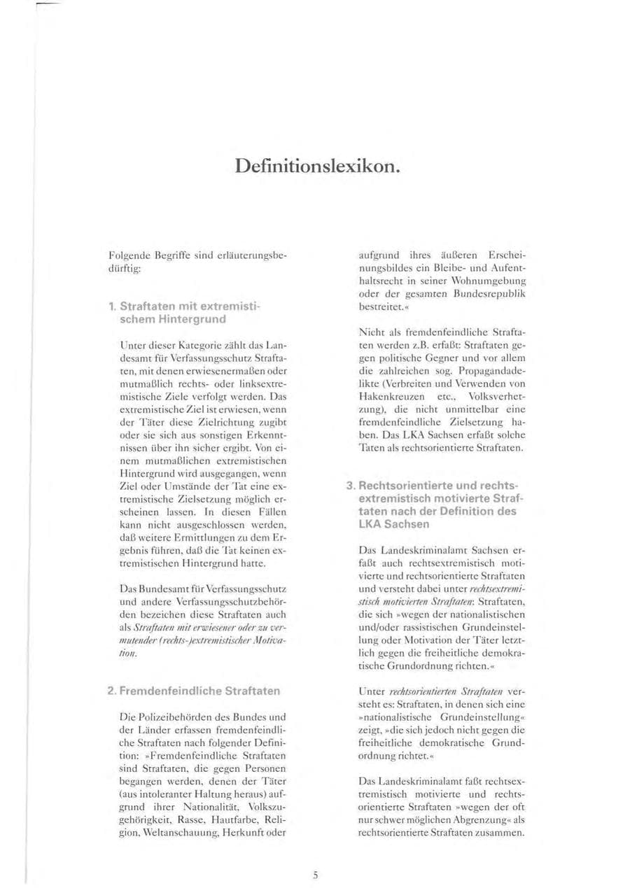 Seite 6 des Verfassungsschutzbericht 1993 Sachsen