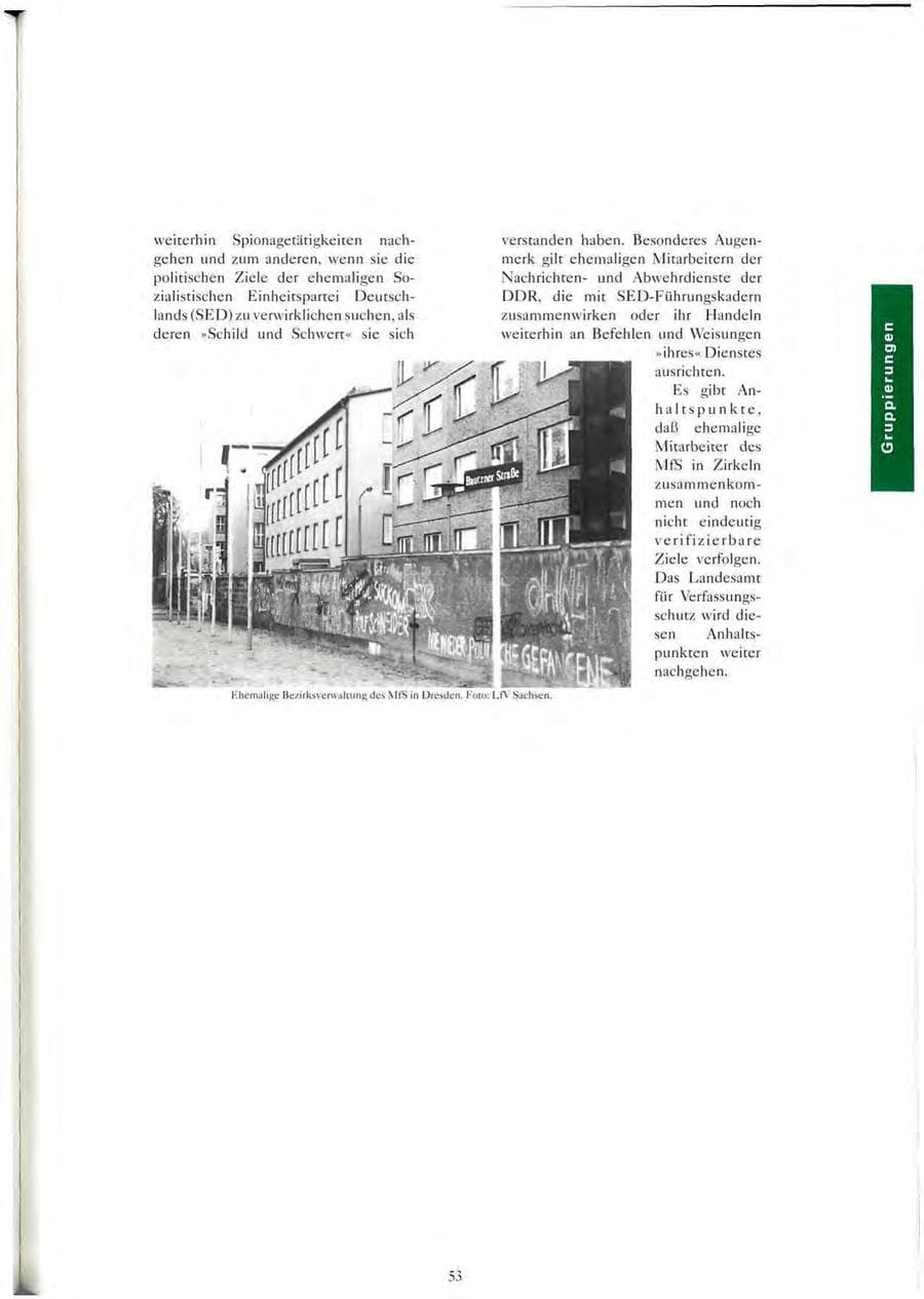 Seite 54 des Verfassungsschutzbericht 1993 Sachsen