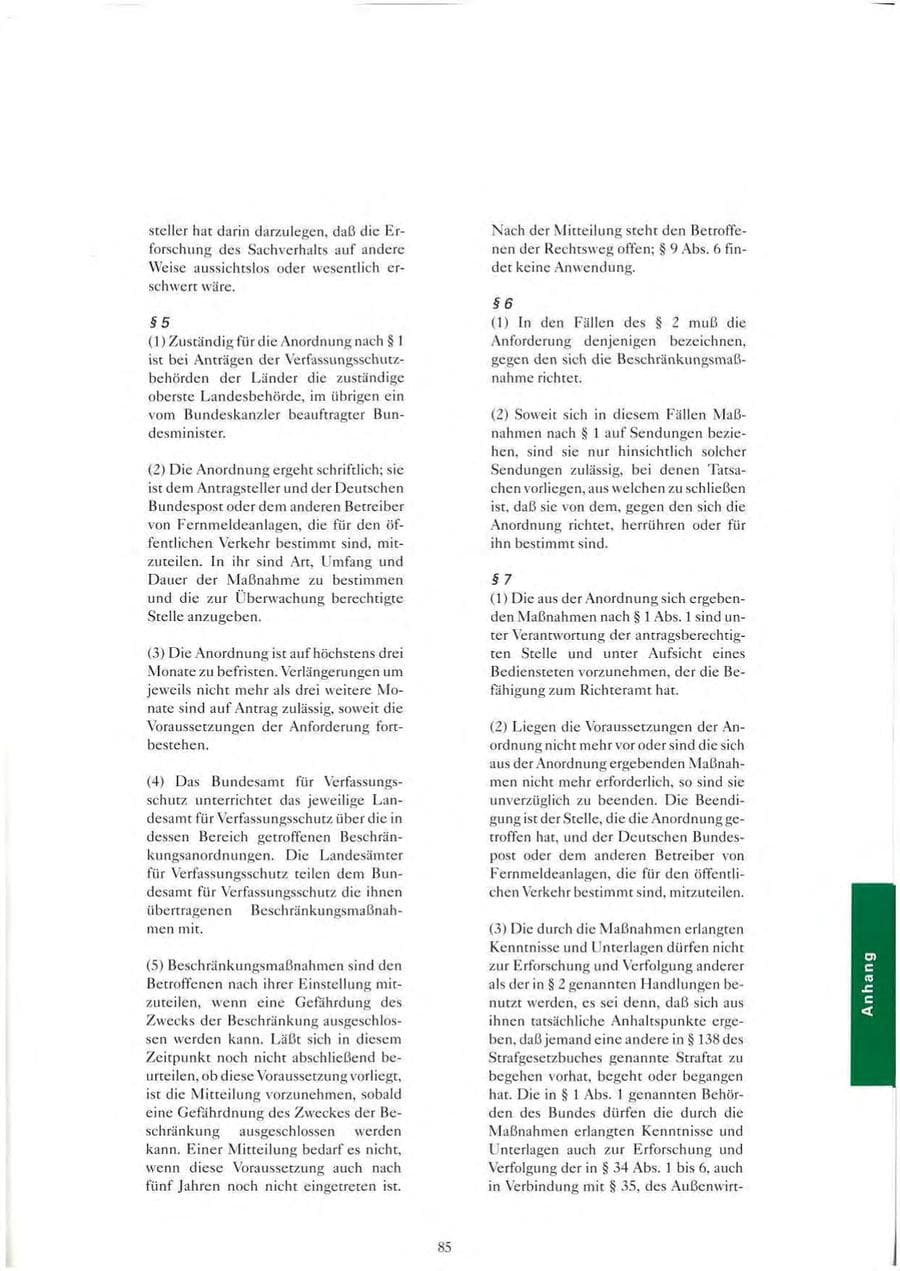 Seite 86 des Verfassungsschutzbericht 1993 Sachsen