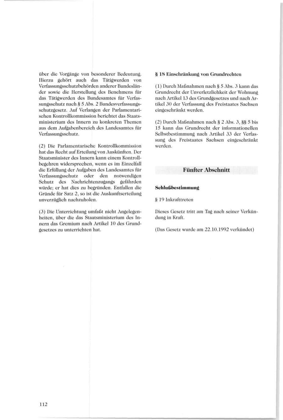 Seite 107 des Verfassungsschutzbericht 1994 Sachsen