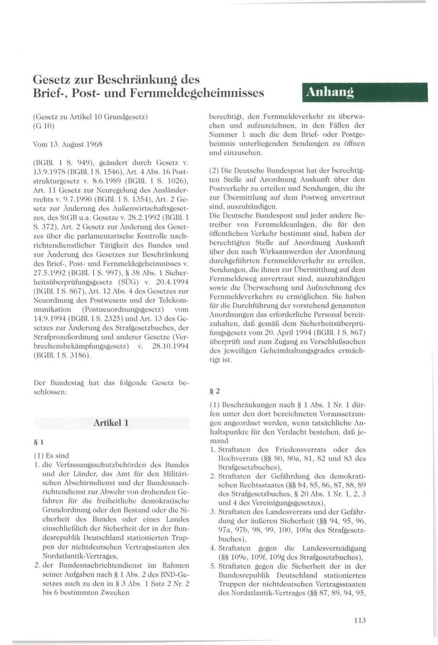 Seite 108 des Verfassungsschutzbericht 1994 Sachsen