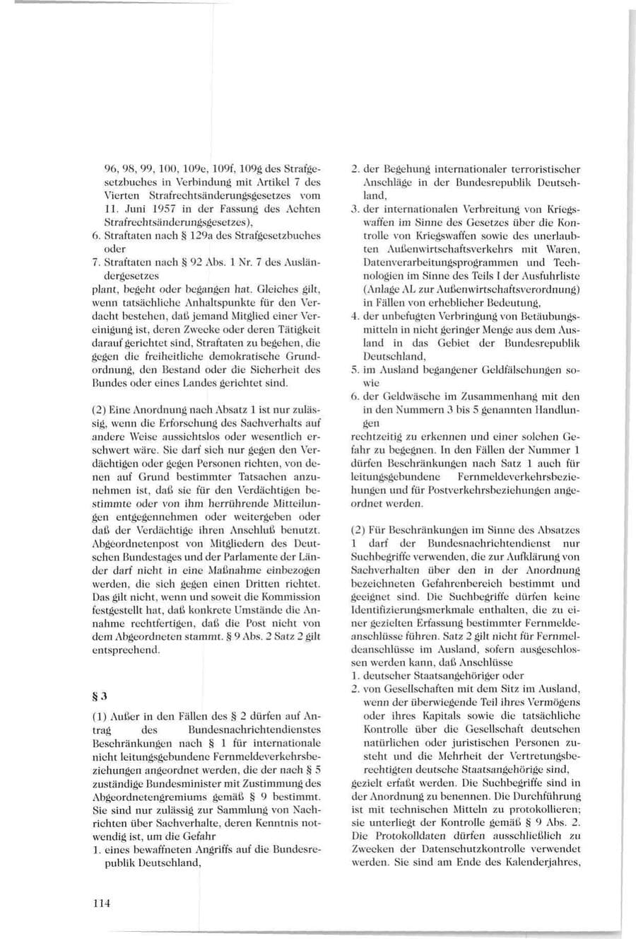Seite 109 des Verfassungsschutzbericht 1994 Sachsen
