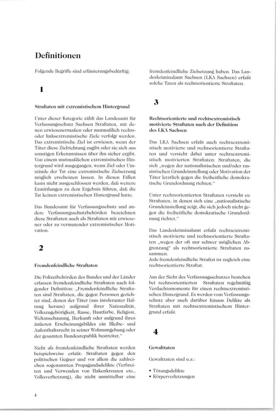 Seite 5 des Verfassungsschutzbericht 1995 Sachsen