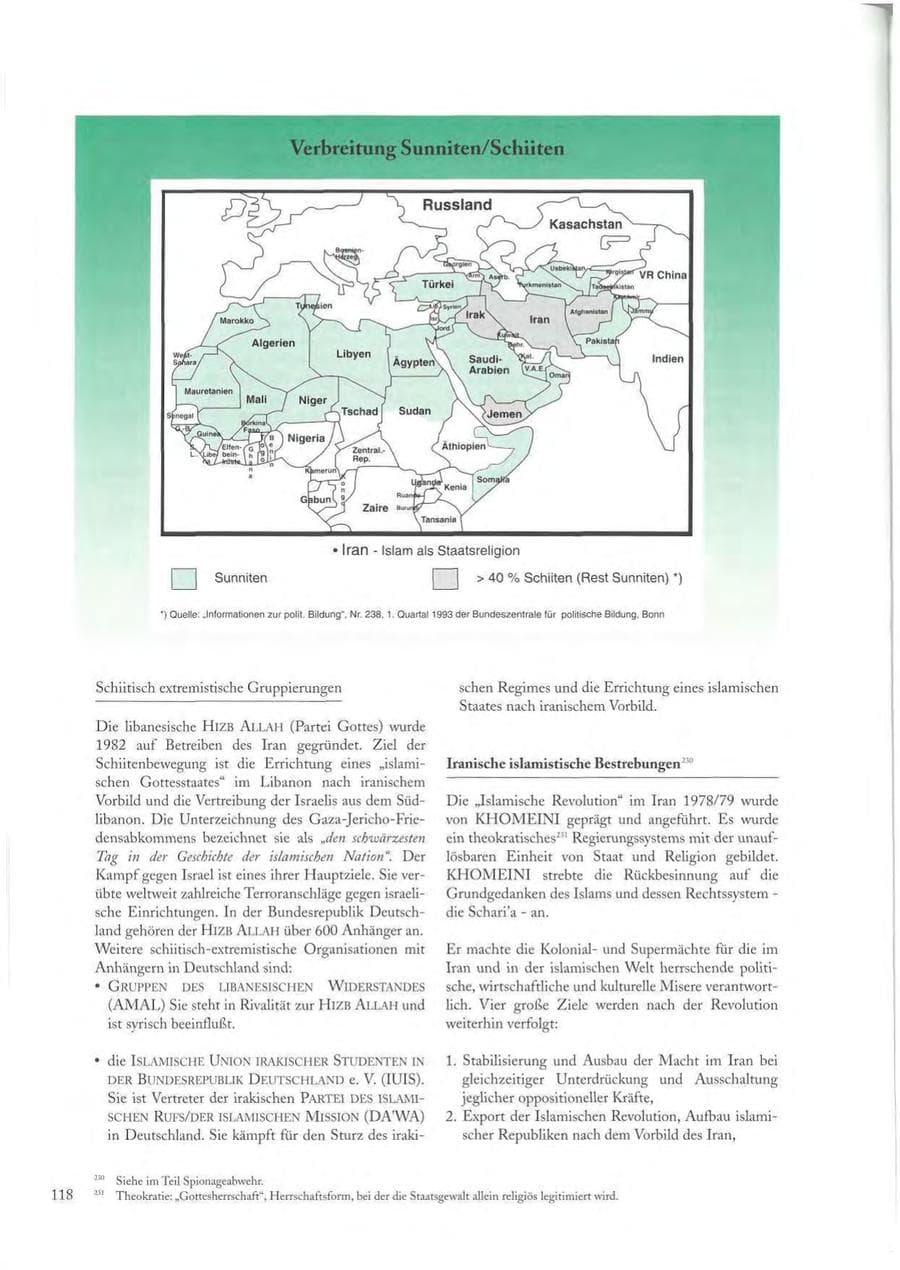 Seite 118 des Verfassungsschutzbericht 1997 Sachsen