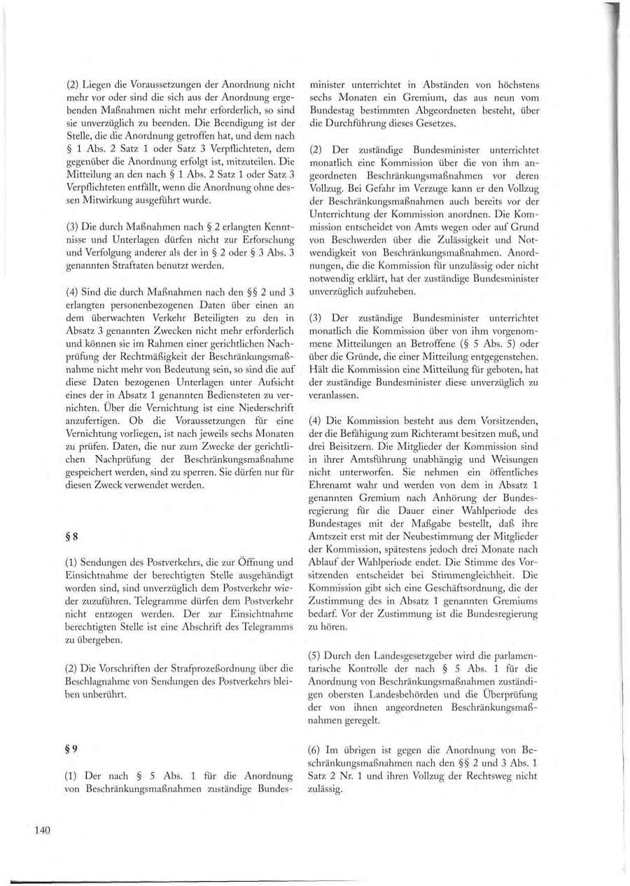Seite 140 des Verfassungsschutzbericht 1997 Sachsen