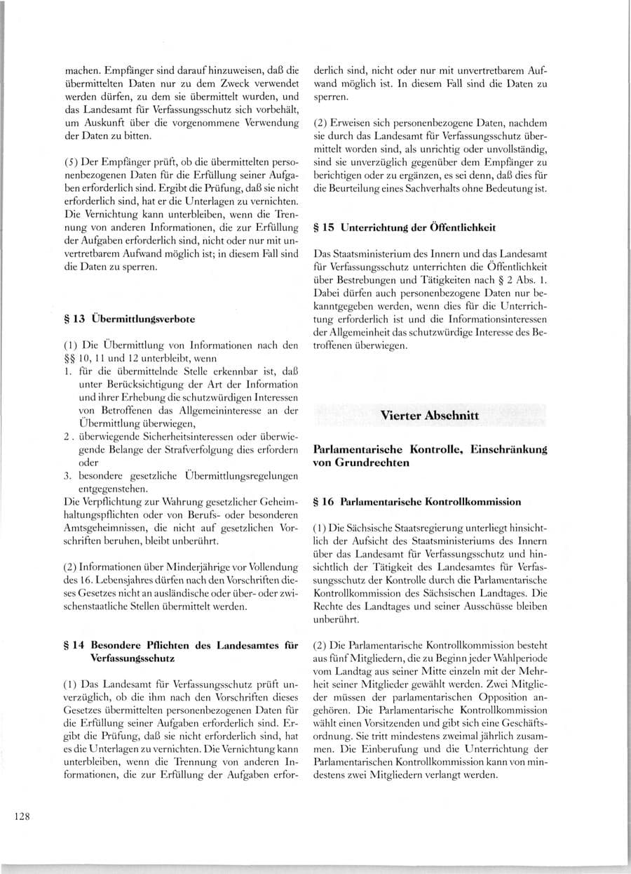 Seite 123 des Verfassungsschutzbericht 1998 Sachsen