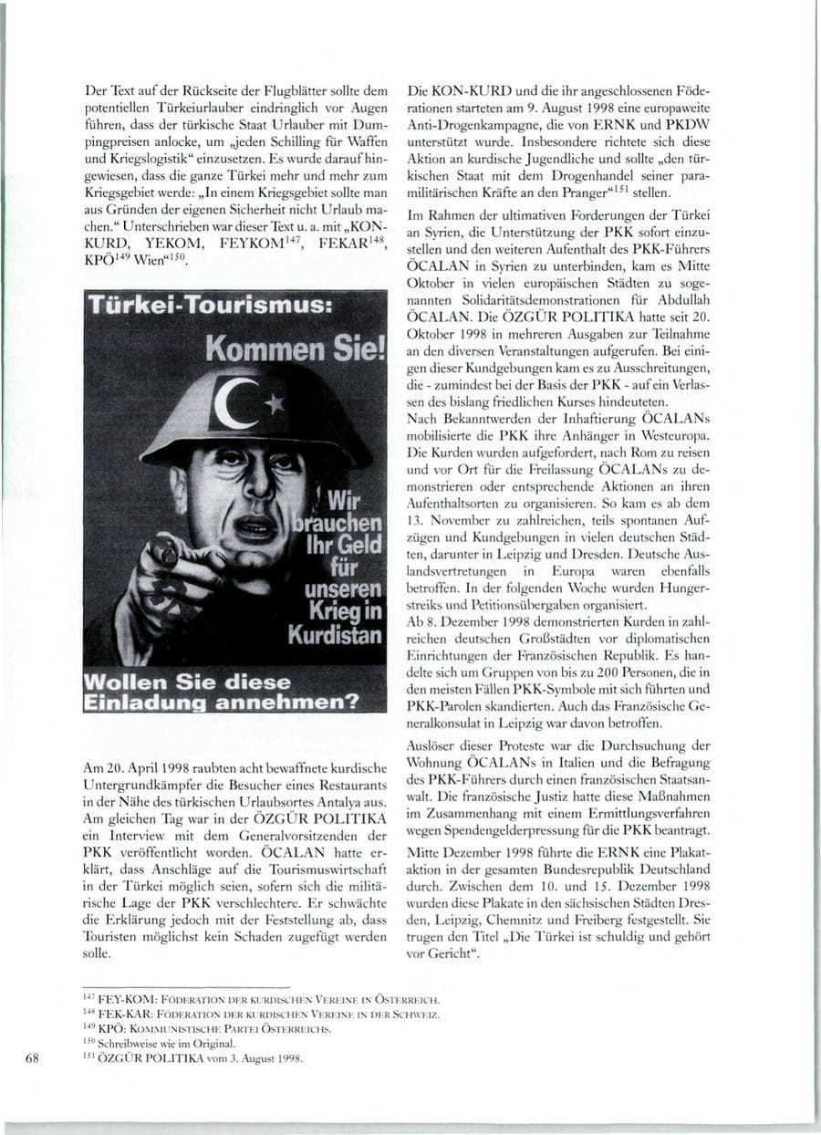 Seite 65 des Verfassungsschutzbericht 1998 Sachsen