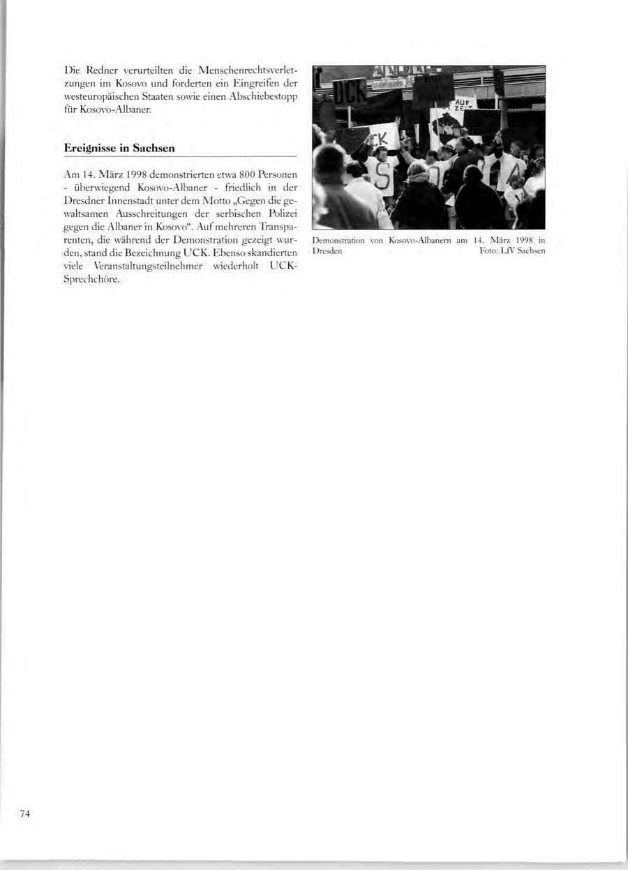 Seite 71 des Verfassungsschutzbericht 1998 Sachsen