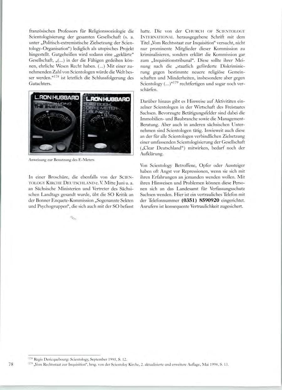 Seite 75 des Verfassungsschutzbericht 1998 Sachsen