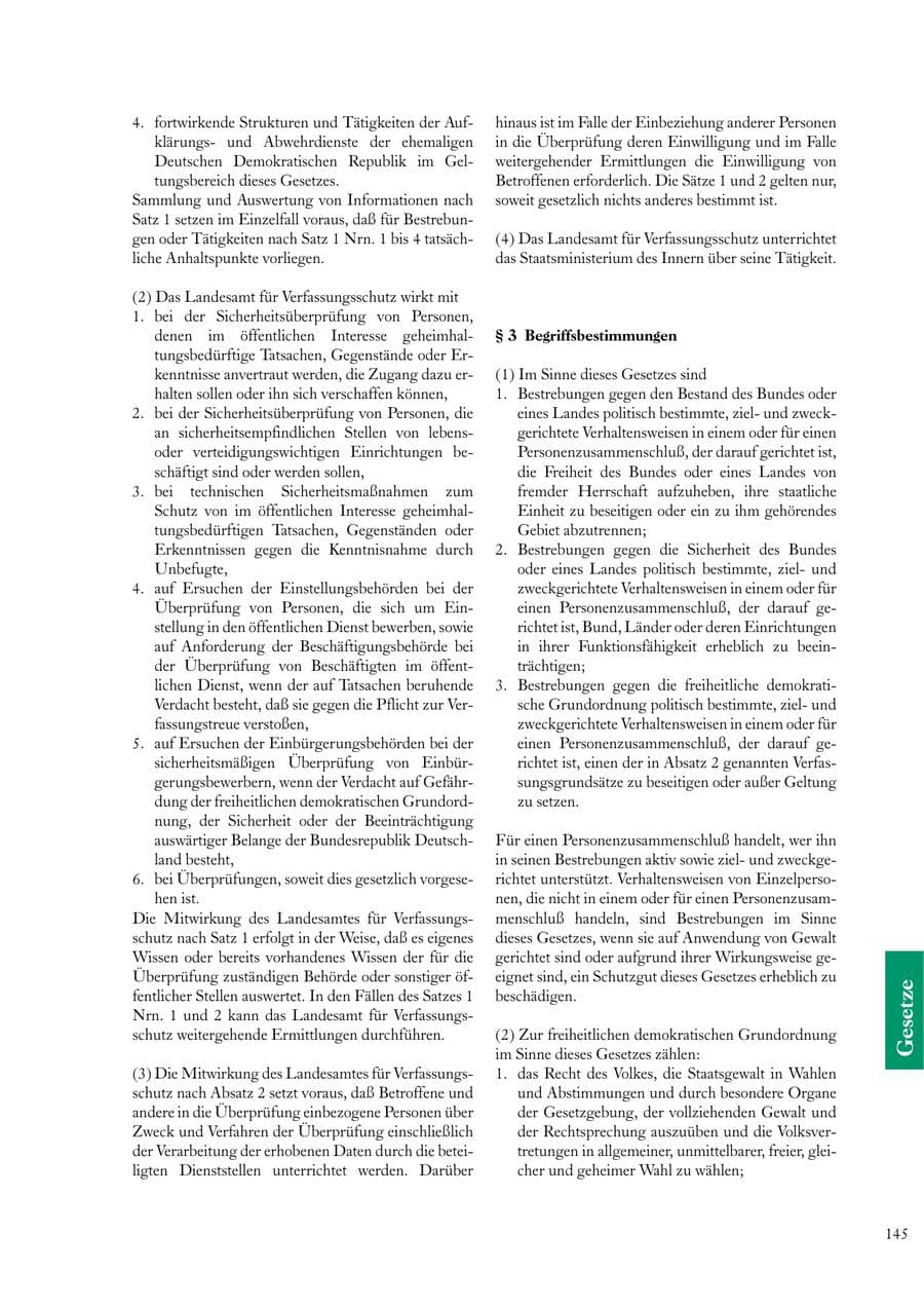Seite 145 des Verfassungsschutzbericht 2000 Sachsen