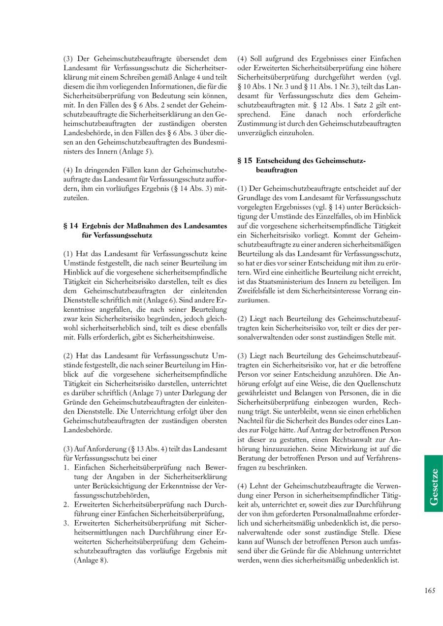 Seite 165 des Verfassungsschutzbericht 2000 Sachsen