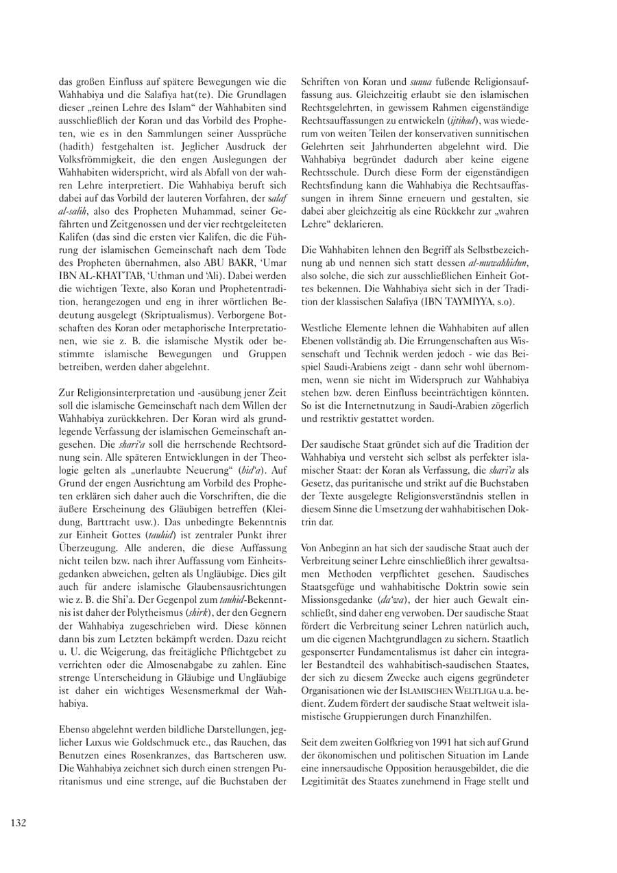 Seite 134 des Verfassungsschutzbericht 2002 Sachsen