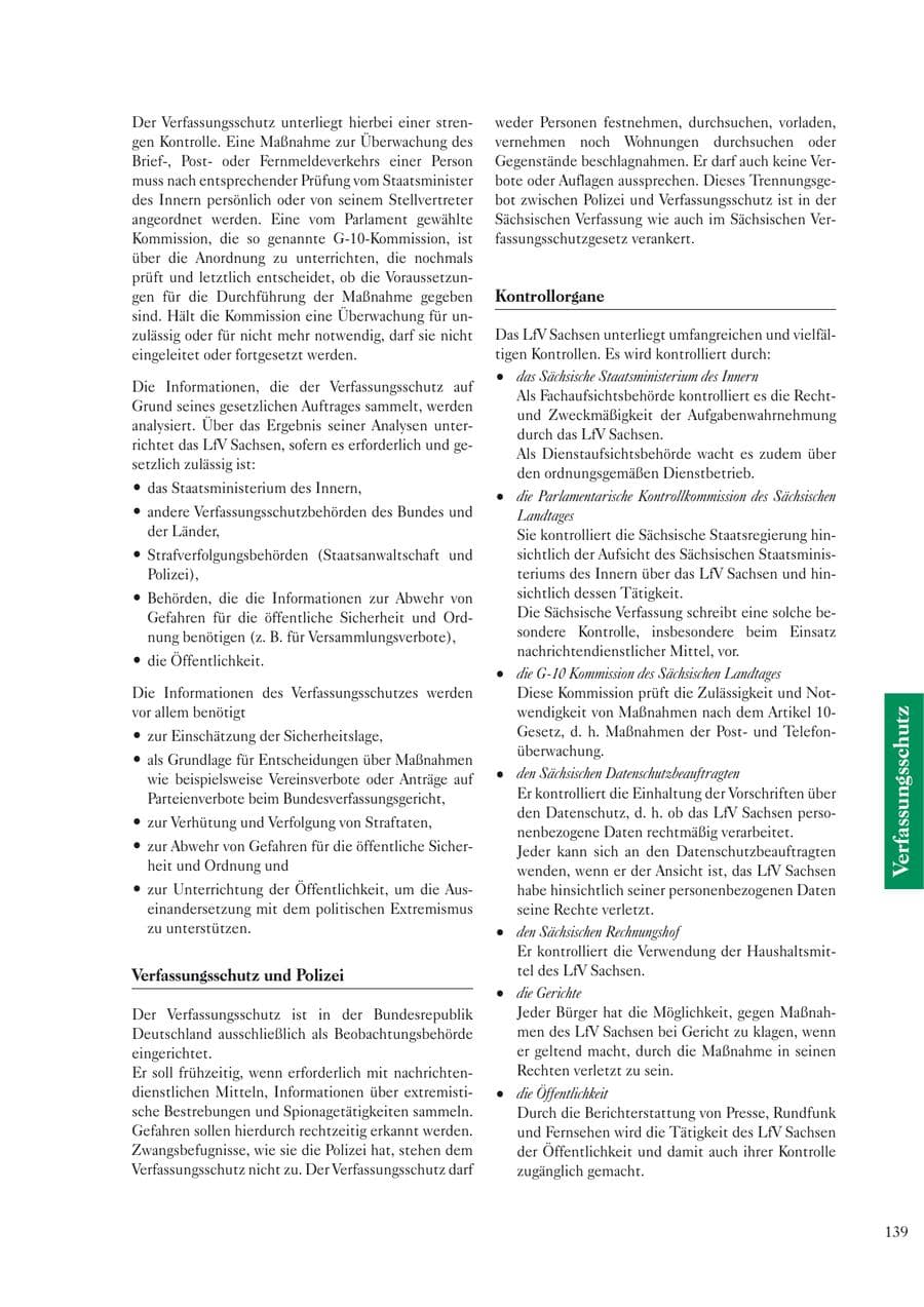 Seite 141 des Verfassungsschutzbericht 2002 Sachsen