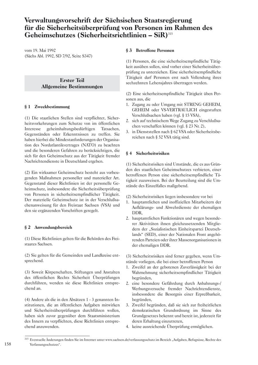 Seite 160 des Verfassungsschutzbericht 2002 Sachsen