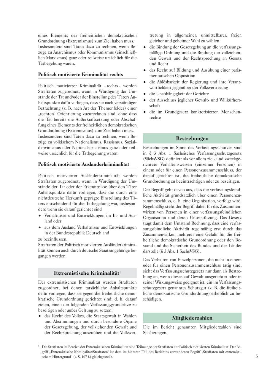 Seite 7 des Verfassungsschutzbericht 2002 Sachsen