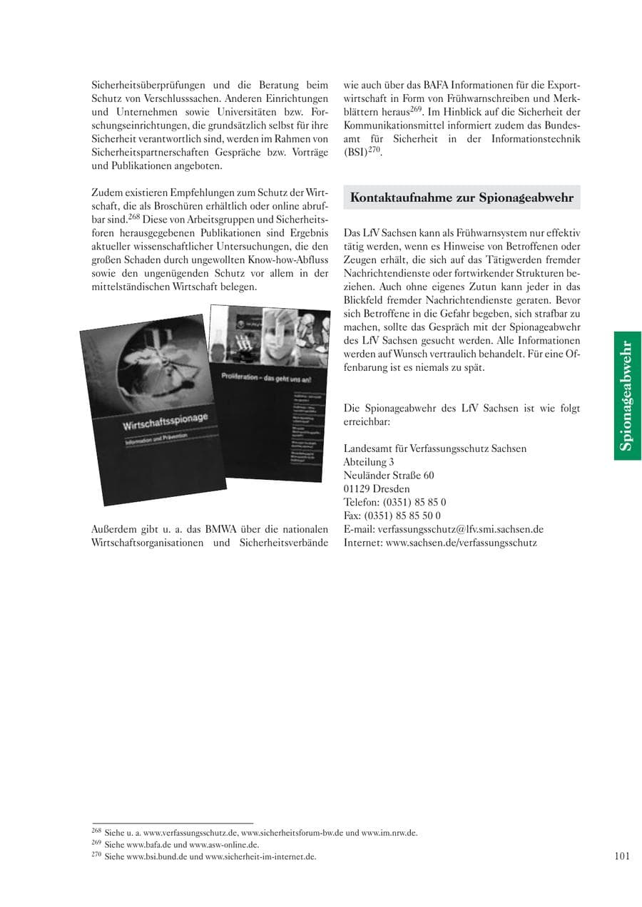 Seite 103 des Verfassungsschutzbericht 2004 Sachsen