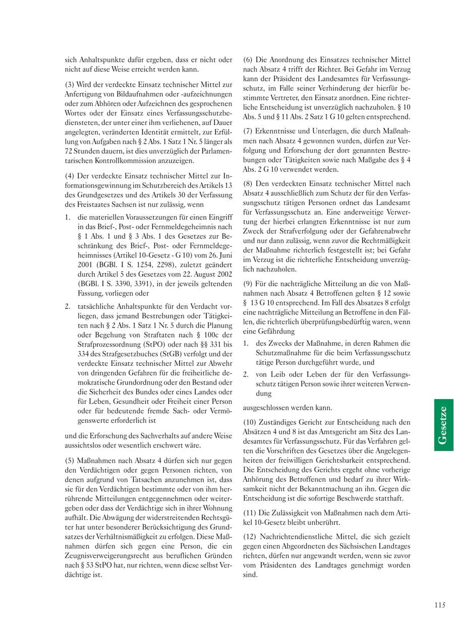 Seite 117 des Verfassungsschutzbericht 2004 Sachsen