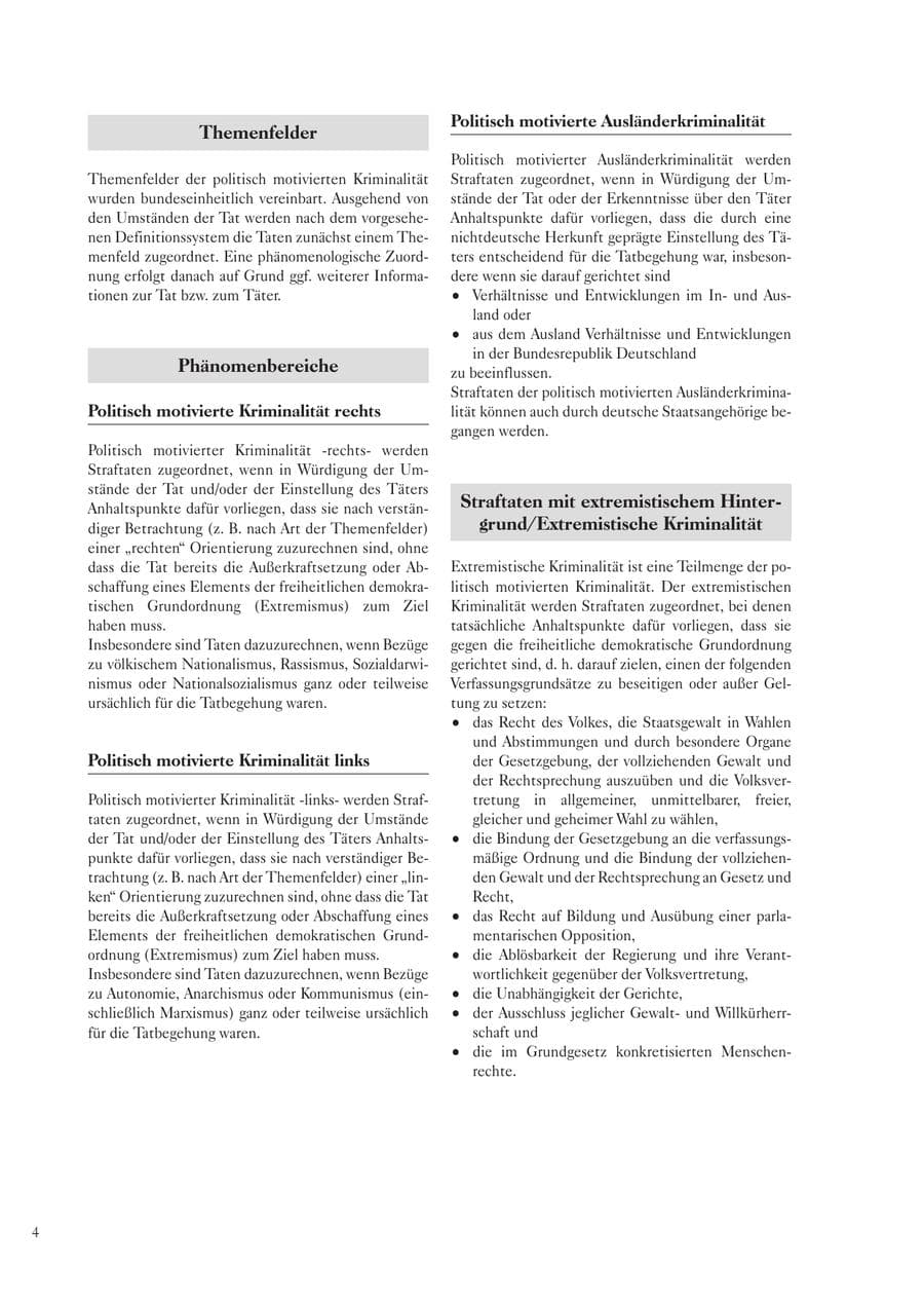 Seite 6 des Verfassungsschutzbericht 2006 Sachsen