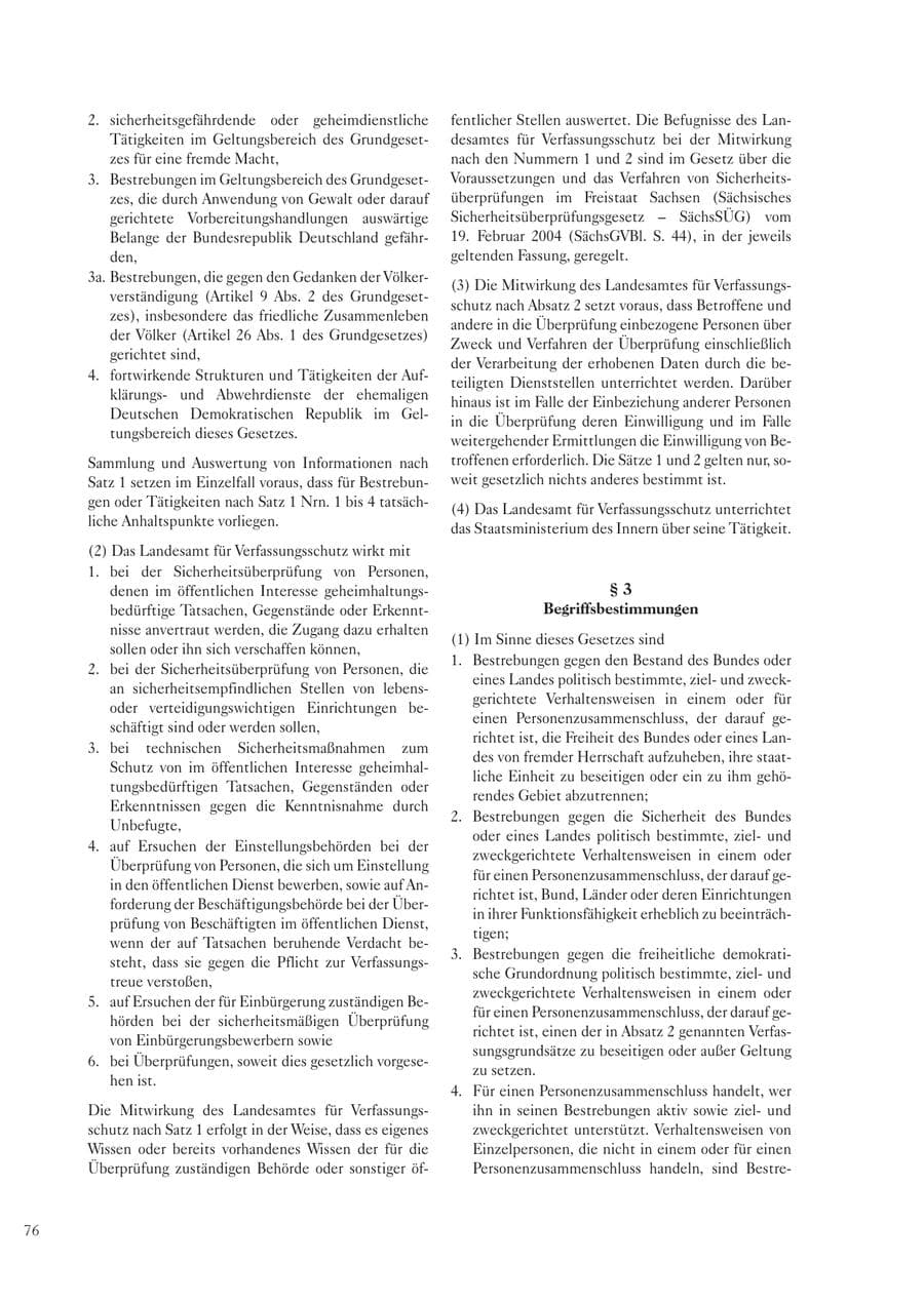 Seite 78 des Verfassungsschutzbericht 2006 Sachsen