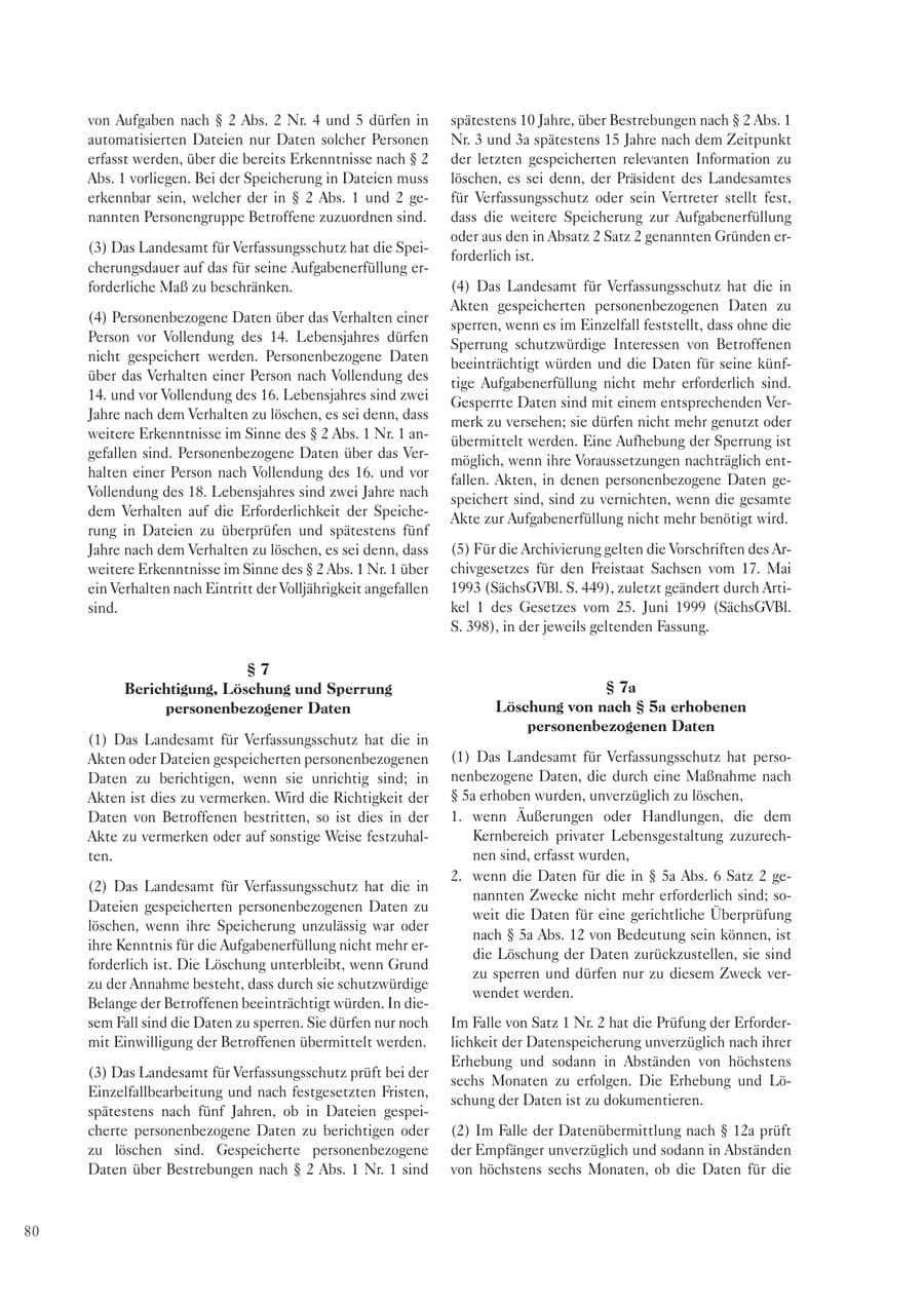 Seite 82 des Verfassungsschutzbericht 2006 Sachsen