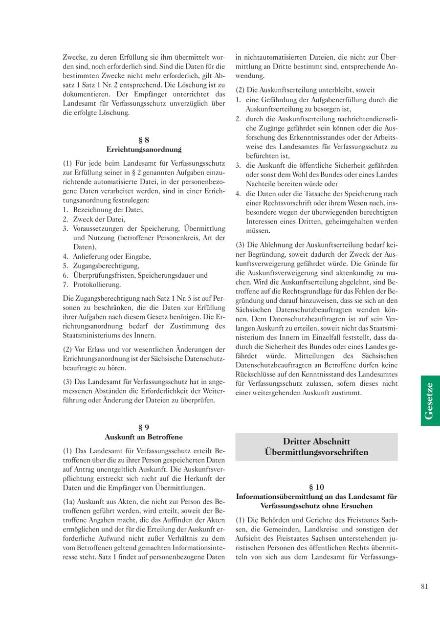 Seite 83 des Verfassungsschutzbericht 2006 Sachsen