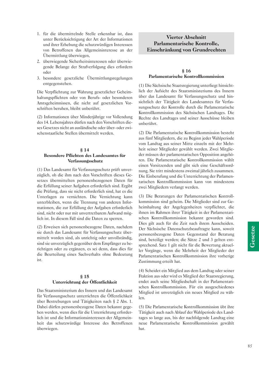 Seite 87 des Verfassungsschutzbericht 2006 Sachsen
