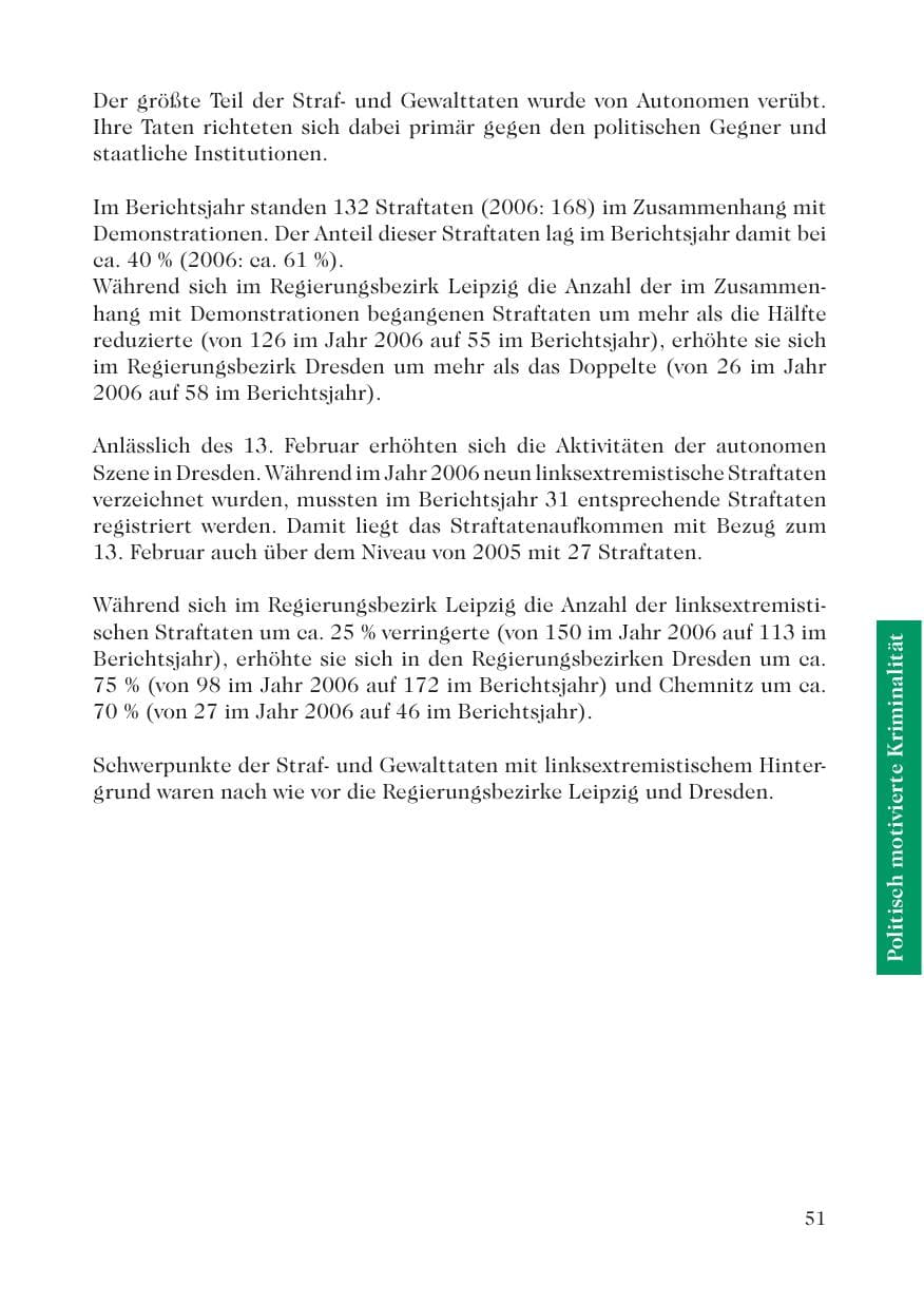 Seite 53 des Verfassungsschutzbericht 2007 Sachsen