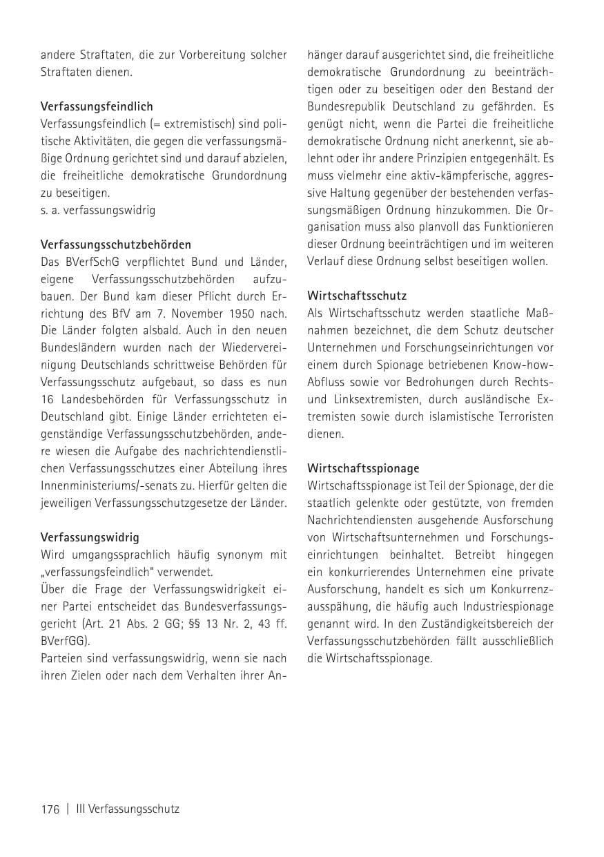 Seite 178 des Verfassungsschutzbericht 2011 Sachsen