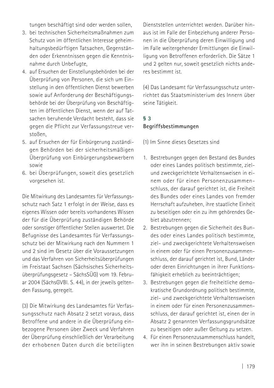 Seite 181 des Verfassungsschutzbericht 2011 Sachsen
