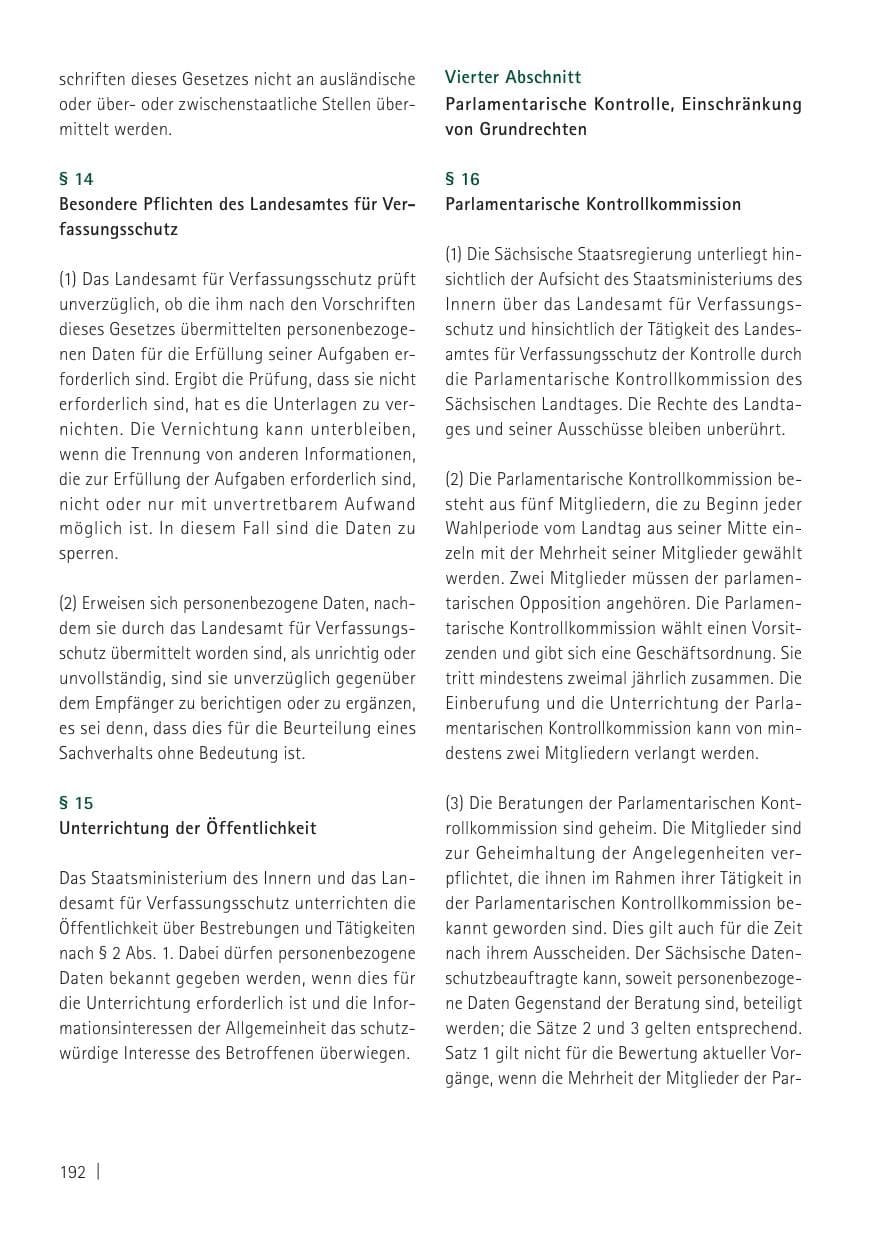 Seite 194 des Verfassungsschutzbericht 2011 Sachsen